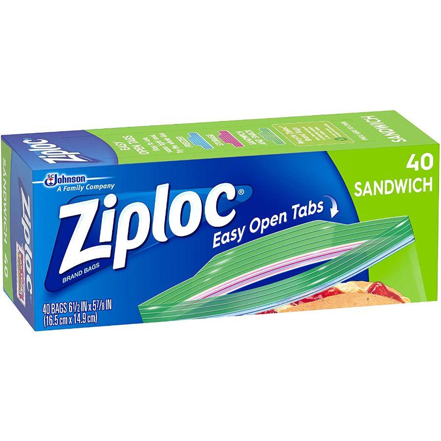 Ziploc Sandwich Bags, 40 ct