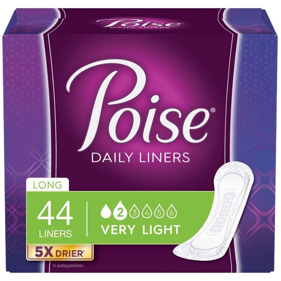 Poise Pantyliner Very Light, 44 ct