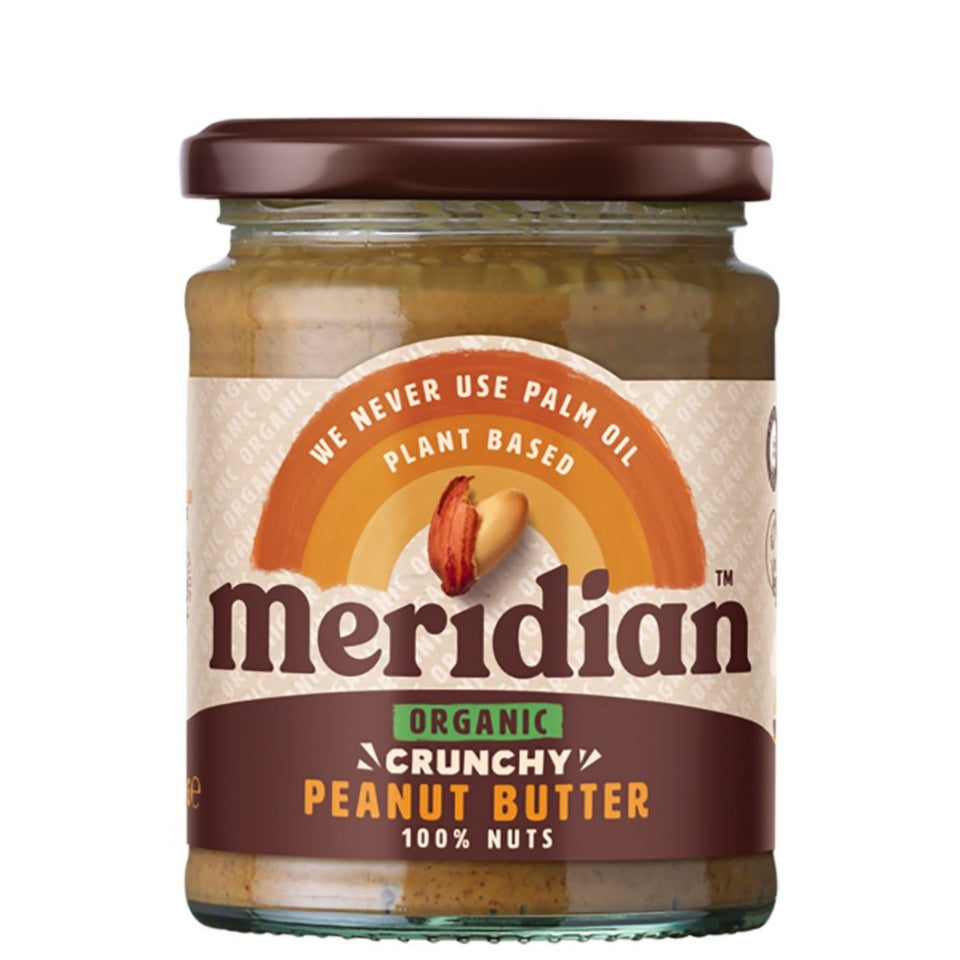 Meridian Crunchy Peanut Butter No Salt, 280 g