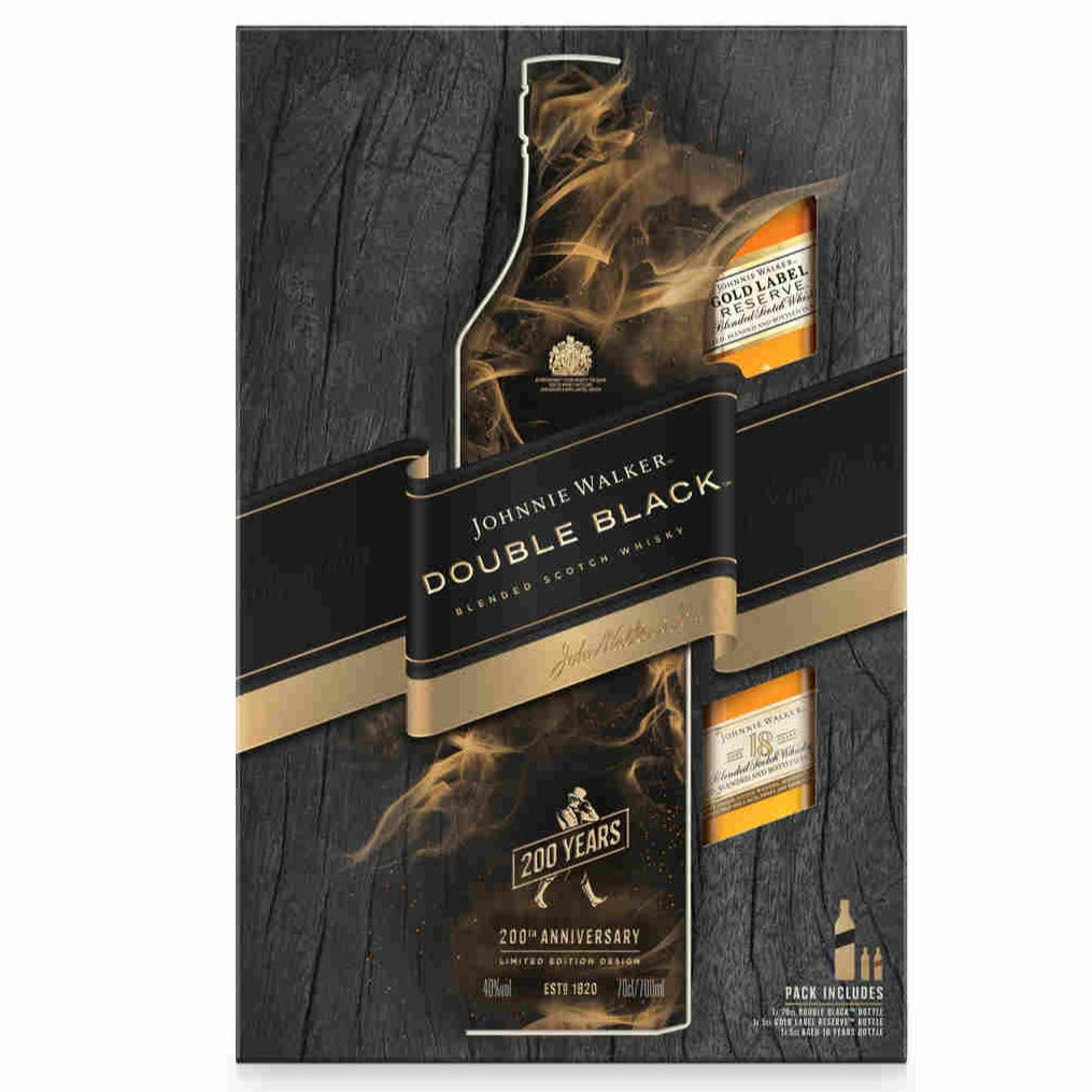 Johnnie Walker Double Black Gift Pack, 85 cl