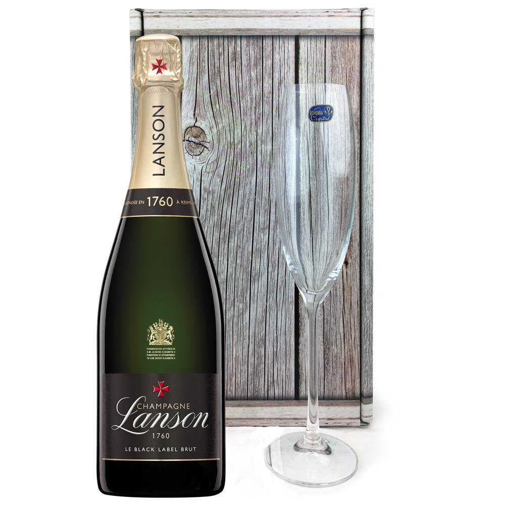 Lanson Champagne Black Label Brut 75cl Giftbox