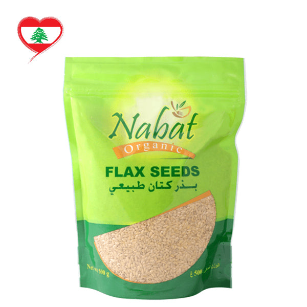 Nabat Organic Golden Flax Seeds, 500 g