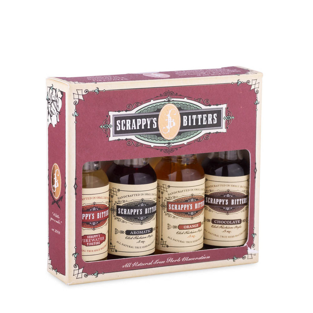 Scrappy's Bitters 4-flavor Bottle Gift Box