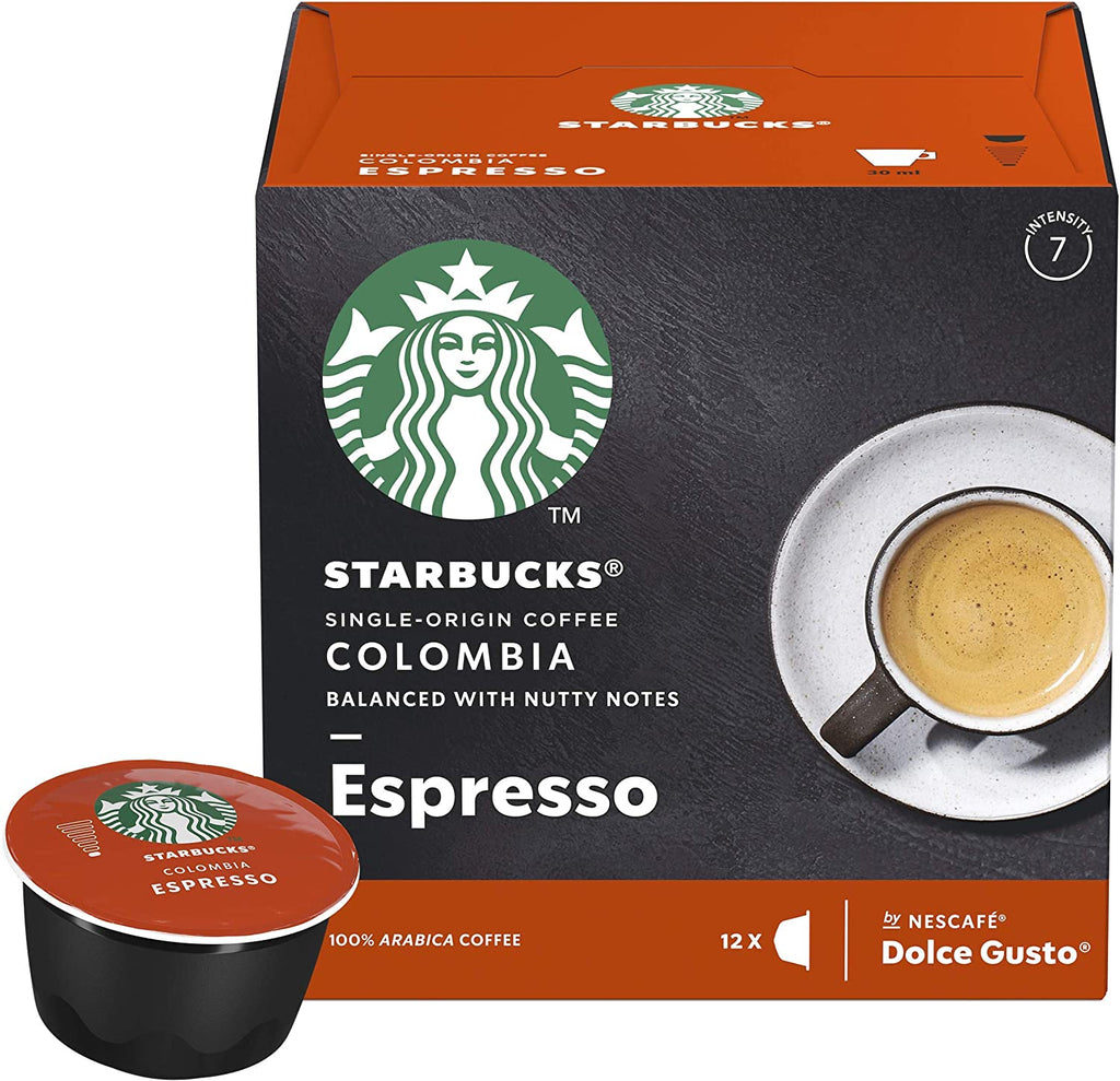 Starbucks Dolce Gusto Pods Med. Colomb Roast, 66g