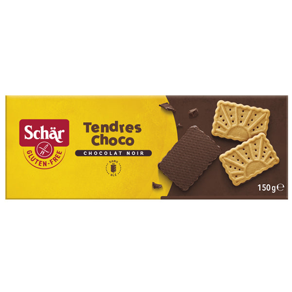 Gluten-free shortbread cookies topped with a layer of rich milk chocolate