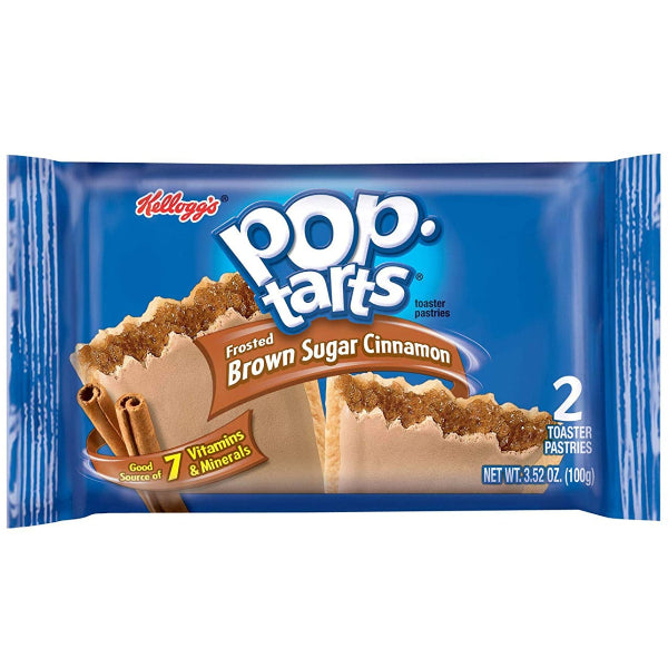 A sweet, toasty pastry filled with rich brown sugar cinnamon and topped with a frosted glaze.