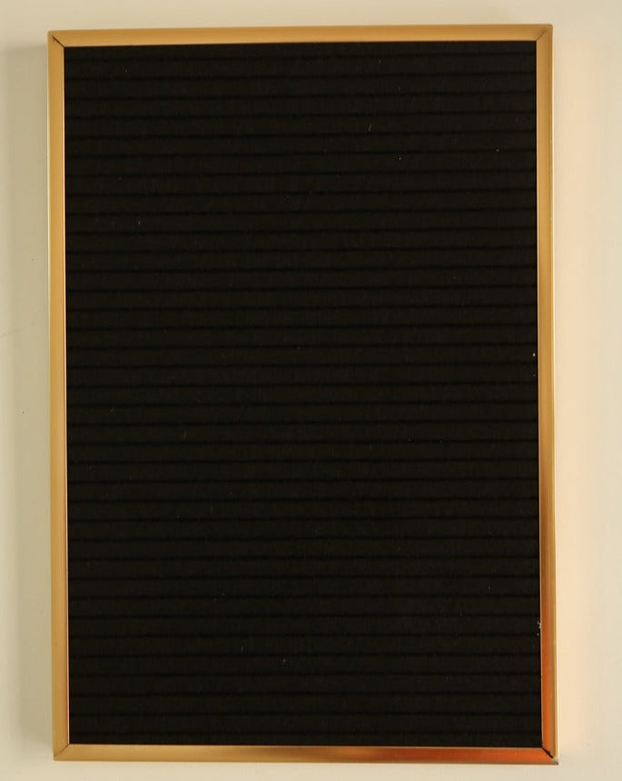 Felt Letter Board Black, 30 x 21 cm