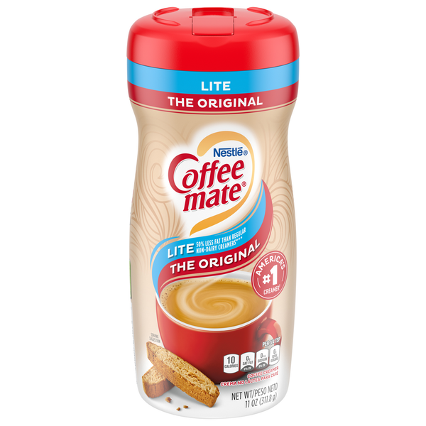 Coffee mate Creamer Lite DF & GF, 11 oz