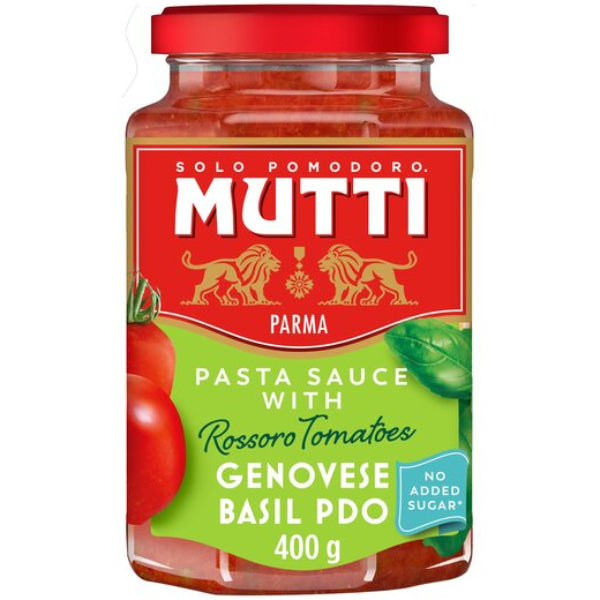 A fresh and aromatic basil pasta sauce, made with ripe Italian tomatoes for a classic Italian flavor.