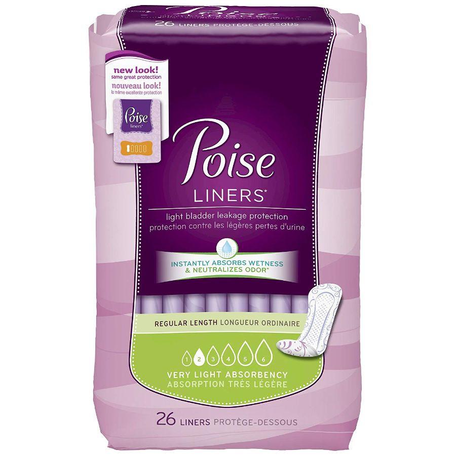 Poise Fem Pantiliners Light, 26 ct