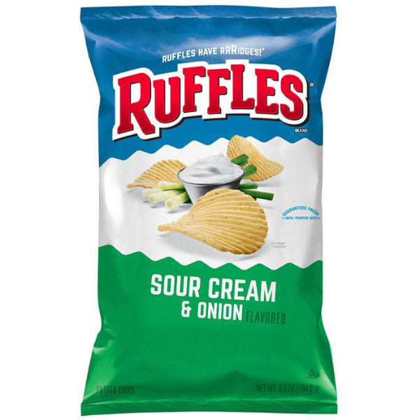 Classic creamy and savory flavor on thick, ridged chips for the perfect crunchy bite.