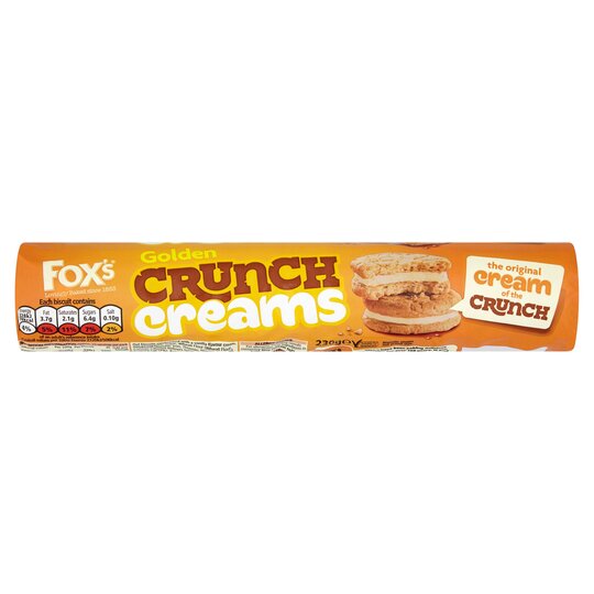 Fox's golden crunch creams, 230g