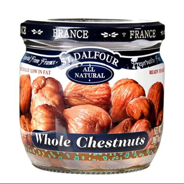 Sweet and tender St. Dalfour whole chestnuts, 200 g of naturally delicious nuts