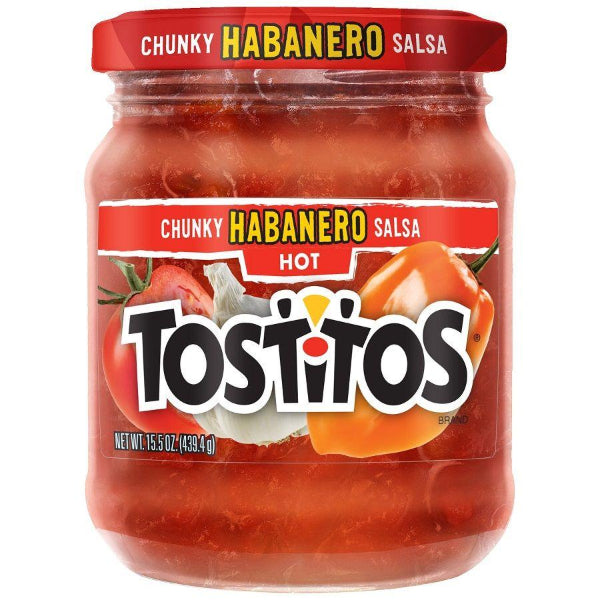 Bold and fiery, this chunky salsa packs a habanero punch for spice lovers.