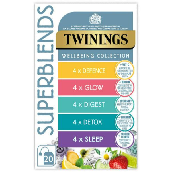 A refreshing herbal tea blend to support daily wellness and balance.