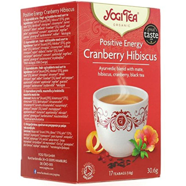 A vibrant herbal blend with cranberry and organic botanicals, crafted to uplift mood and boost natural energy