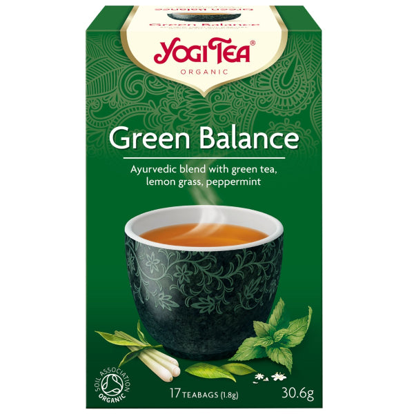 A refreshing organic green tea blend that promotes harmony and well-being.