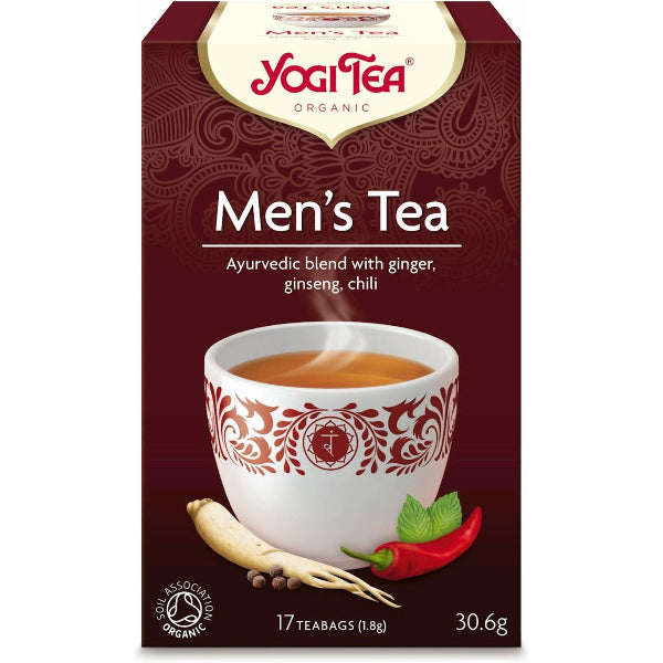 A robust herbal blend with spices and organic botanicals, designed to support men’s vitality, energy, and overall wellness