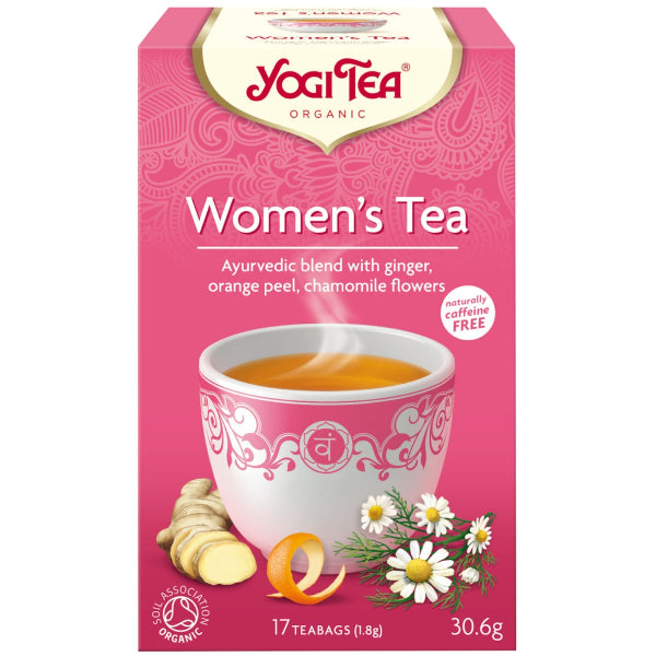 A soothing organic herbal tea crafted to support women’s overall wellness and balance.